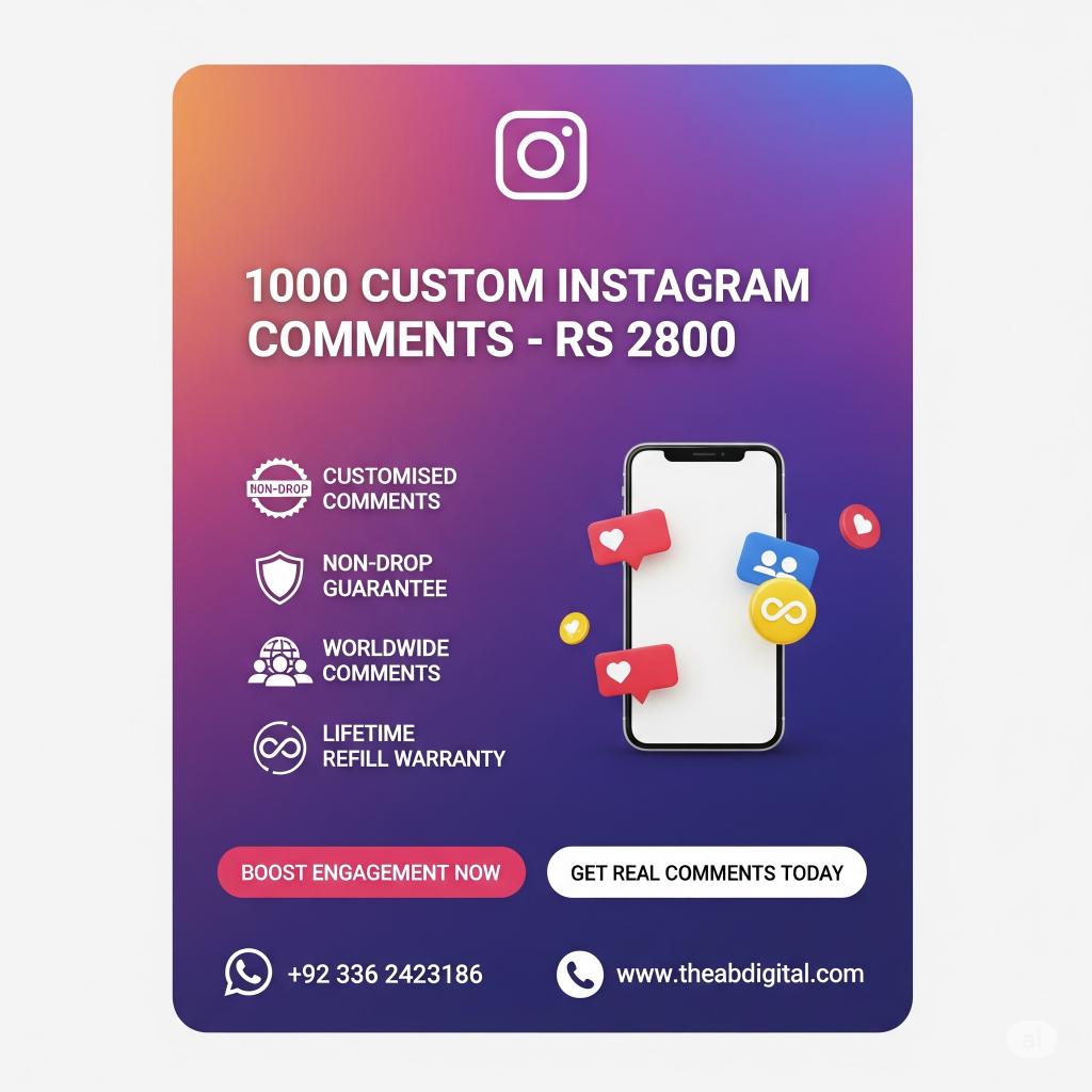 1000 Instagram Customised Comments 1000 Instagram Customised Comments - Image 1