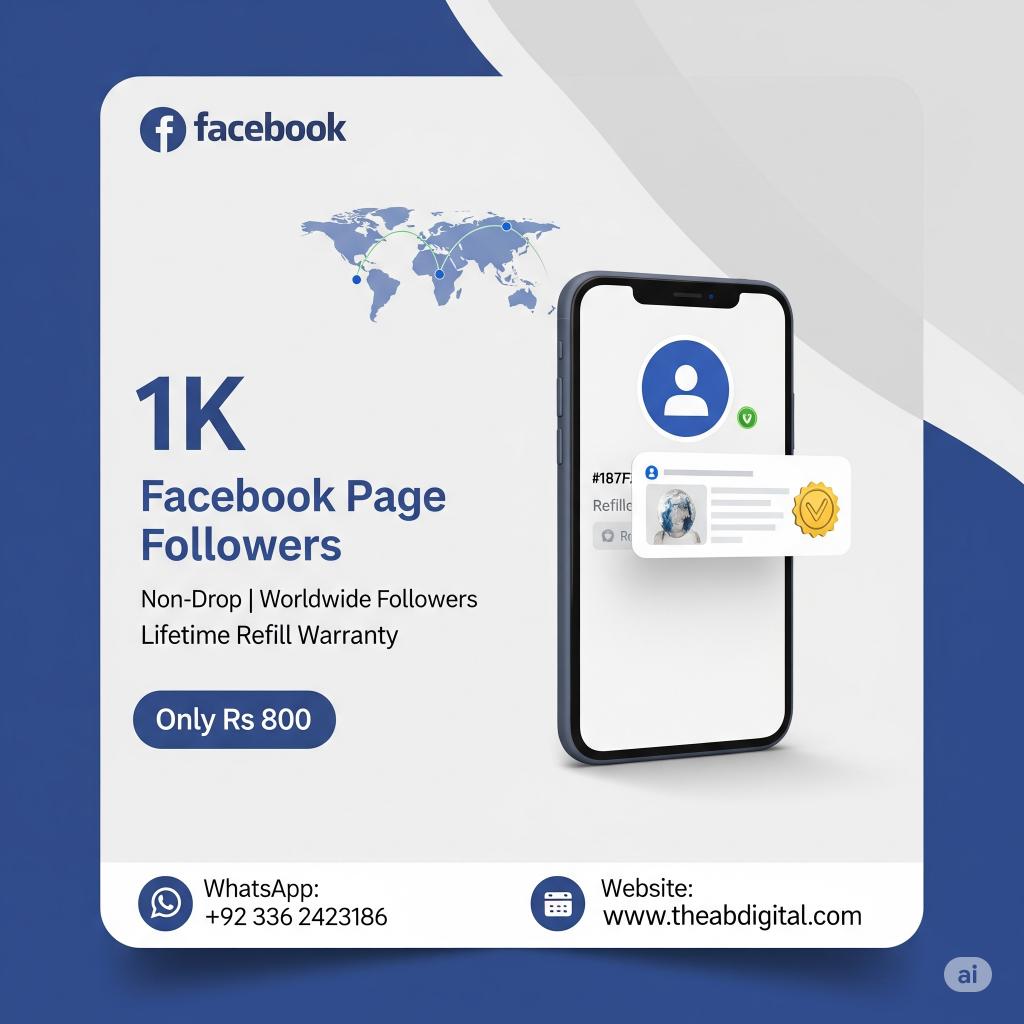 1K Facebook Page Followers 1K Facebook Page Followers - Image 1