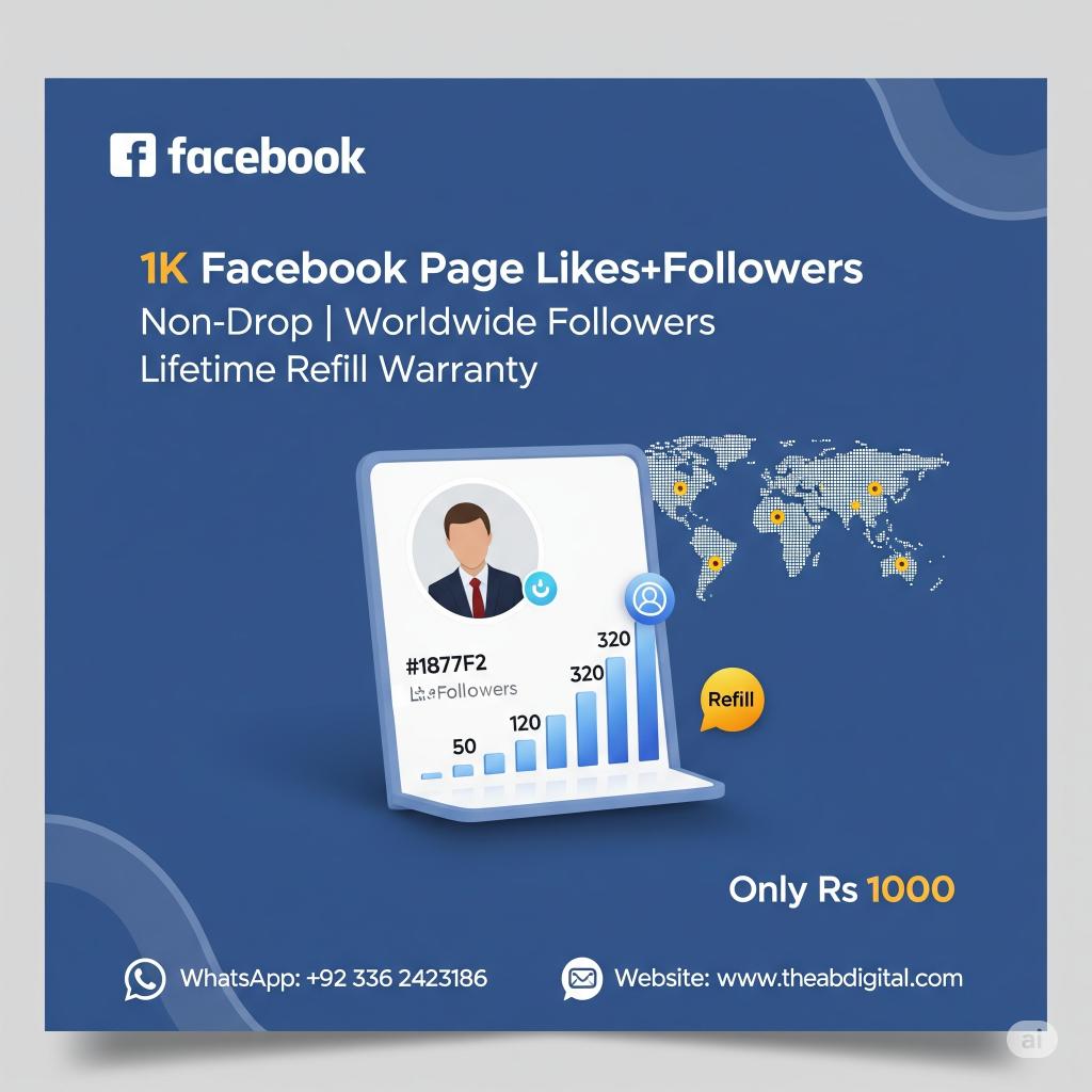 1K Facebook Page Likes + Followers 1K Facebook Page Likes + Followers - Image 1