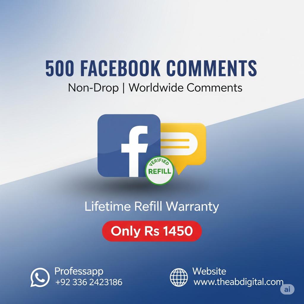 500 Facebook Customised Comments 500 Facebook Customised Comments - Image 1