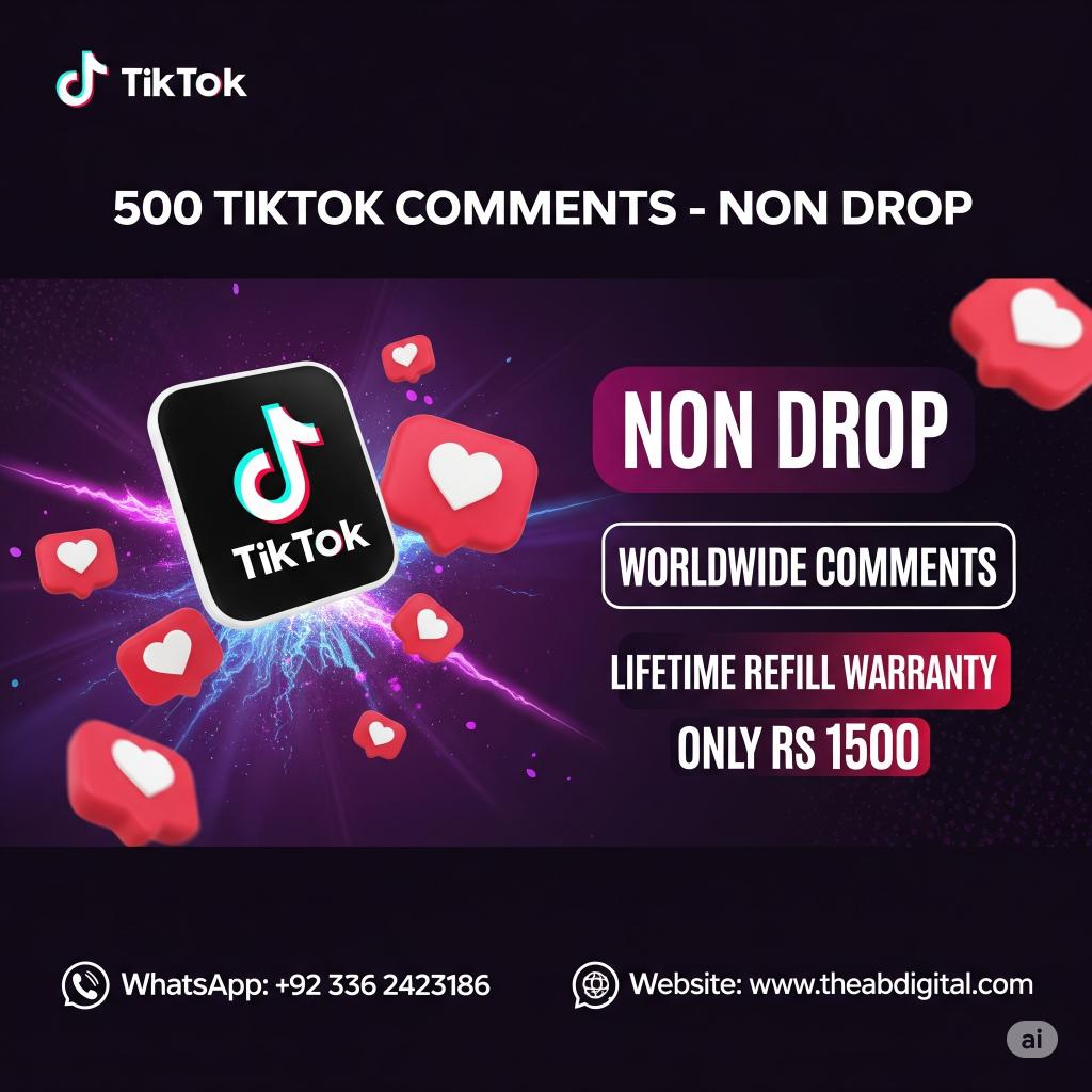 500 Tiktok Comments 500 Tiktok Comments - Image 1