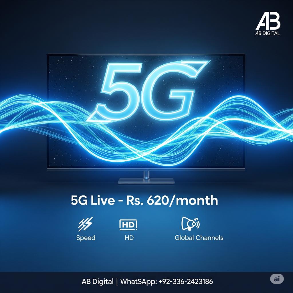 5G Live IPTV Subscription 5G Live IPTV Subscription - Image 1