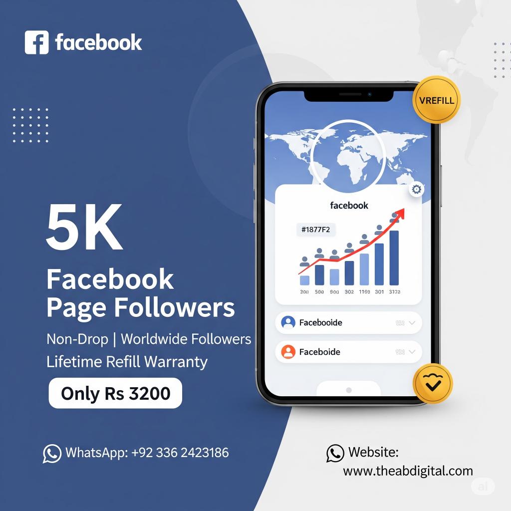 5K Facebook Page Followers 5K Facebook Page Followers - Image 1