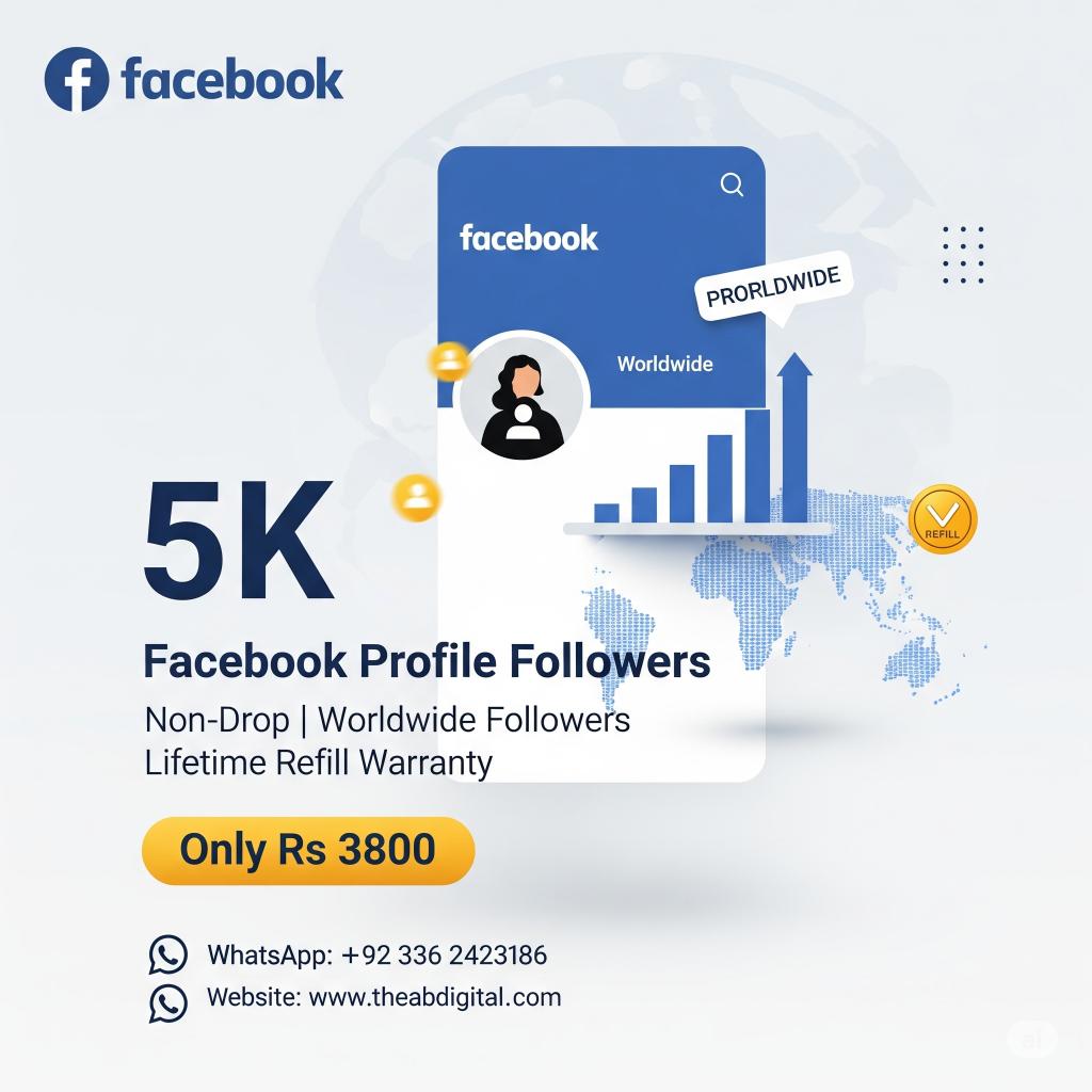 5K Facebook Profile Followers 5K Facebook Profile Followers - Image 1
