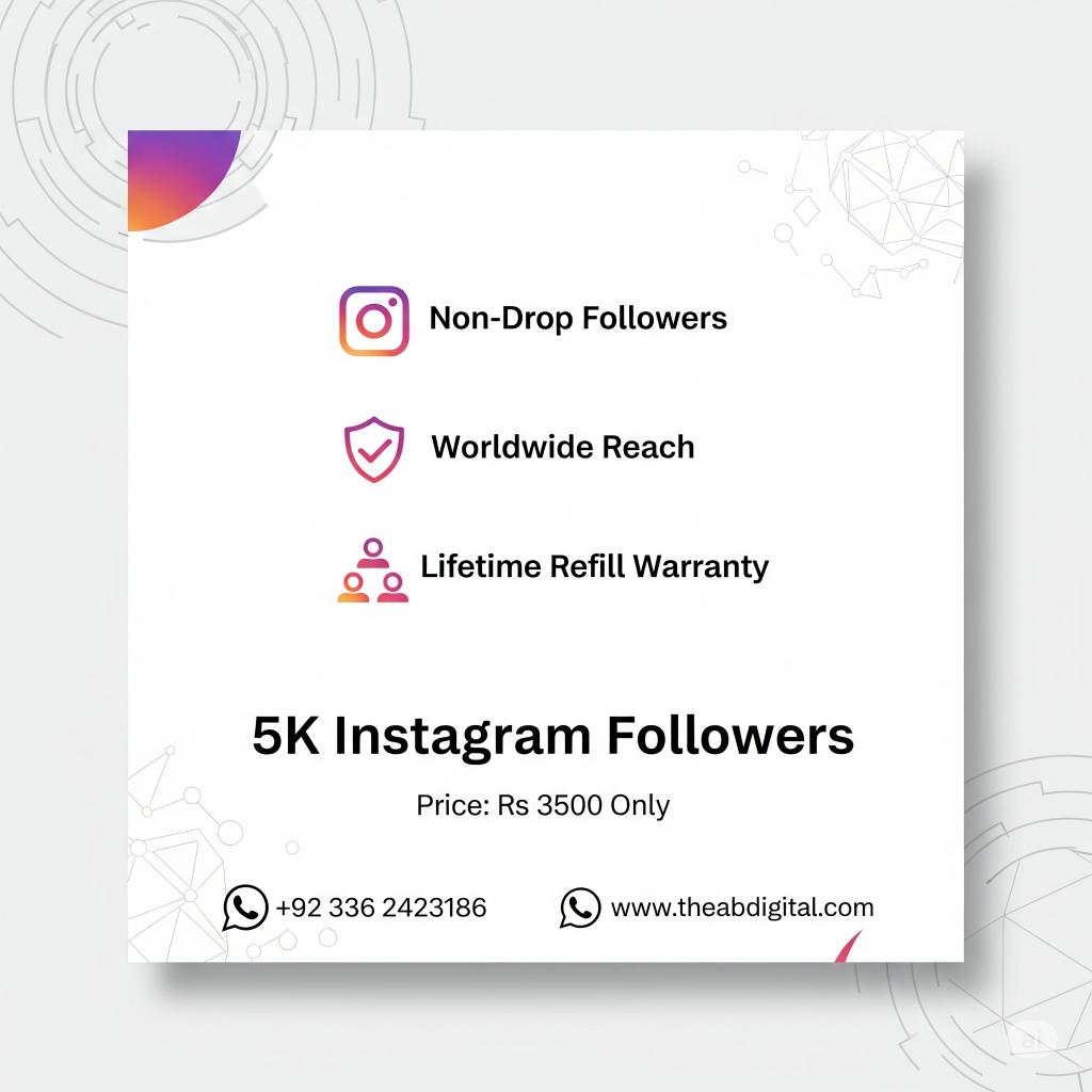 5K Instagram Followers 5K Instagram Followers - Image 1