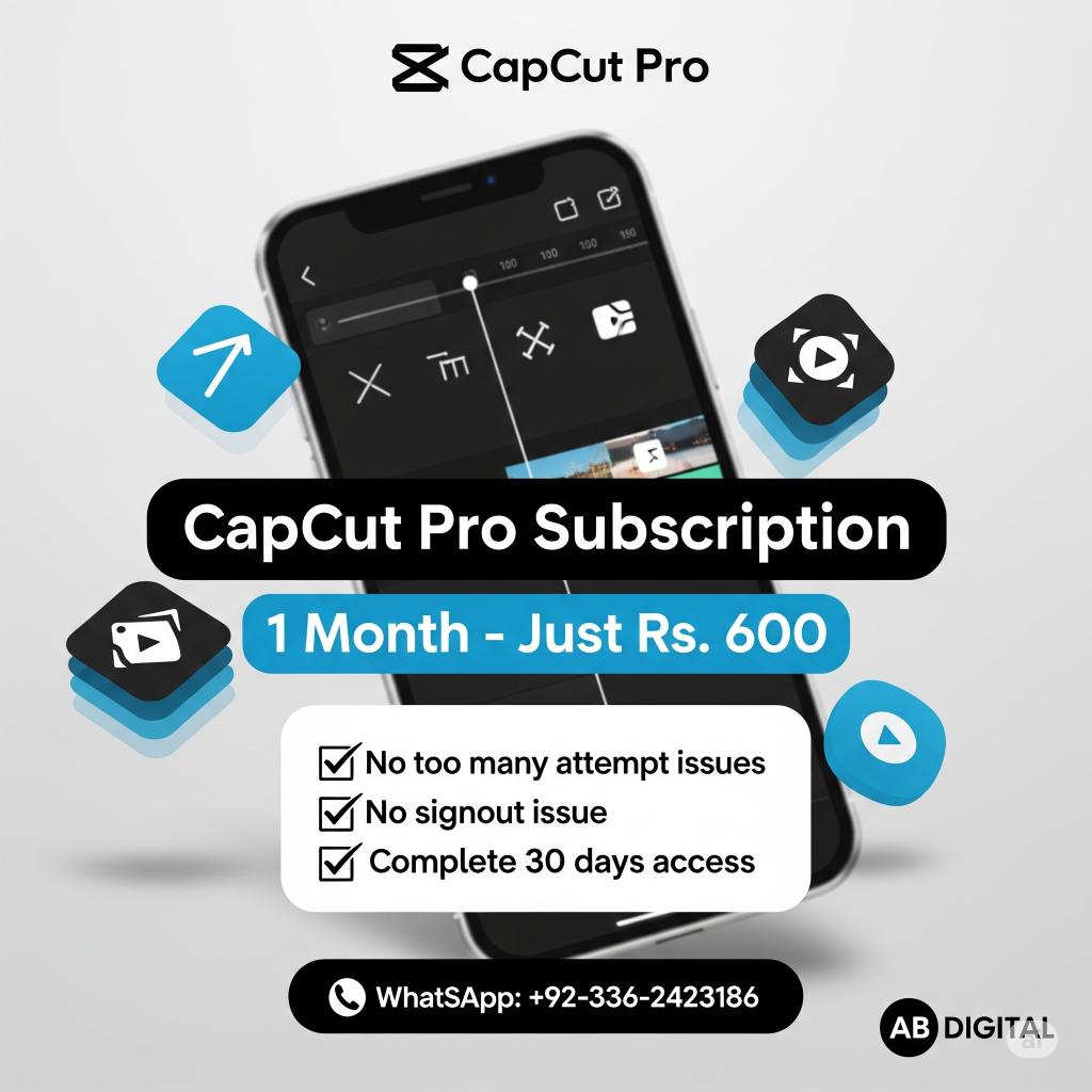 CapCut Pro Subscription CapCut Pro Subscription