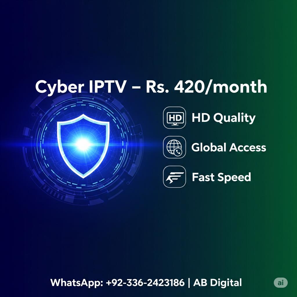 Cyber IPTV Subscription Cyber IPTV Subscription - Image 1