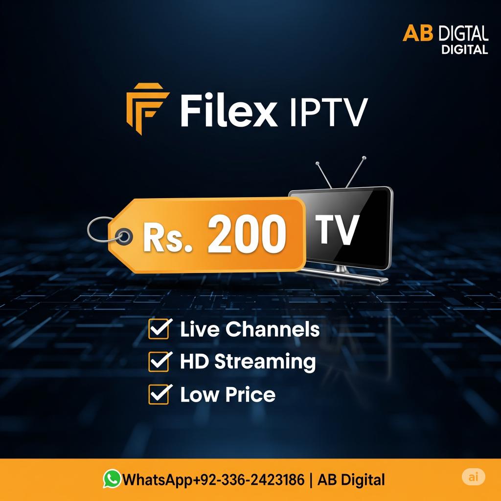 Filex IPTV Subscription Filex IPTV Subscription - Image 1