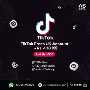 Fresh UK-Based TikTok Account