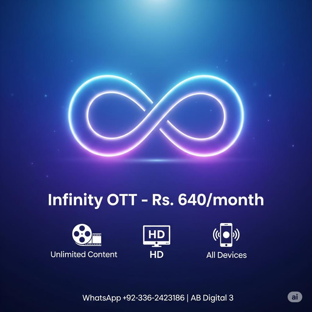 Infinity OTT IPTV Subscription Infinity OTT IPTV Subscription - Image 1