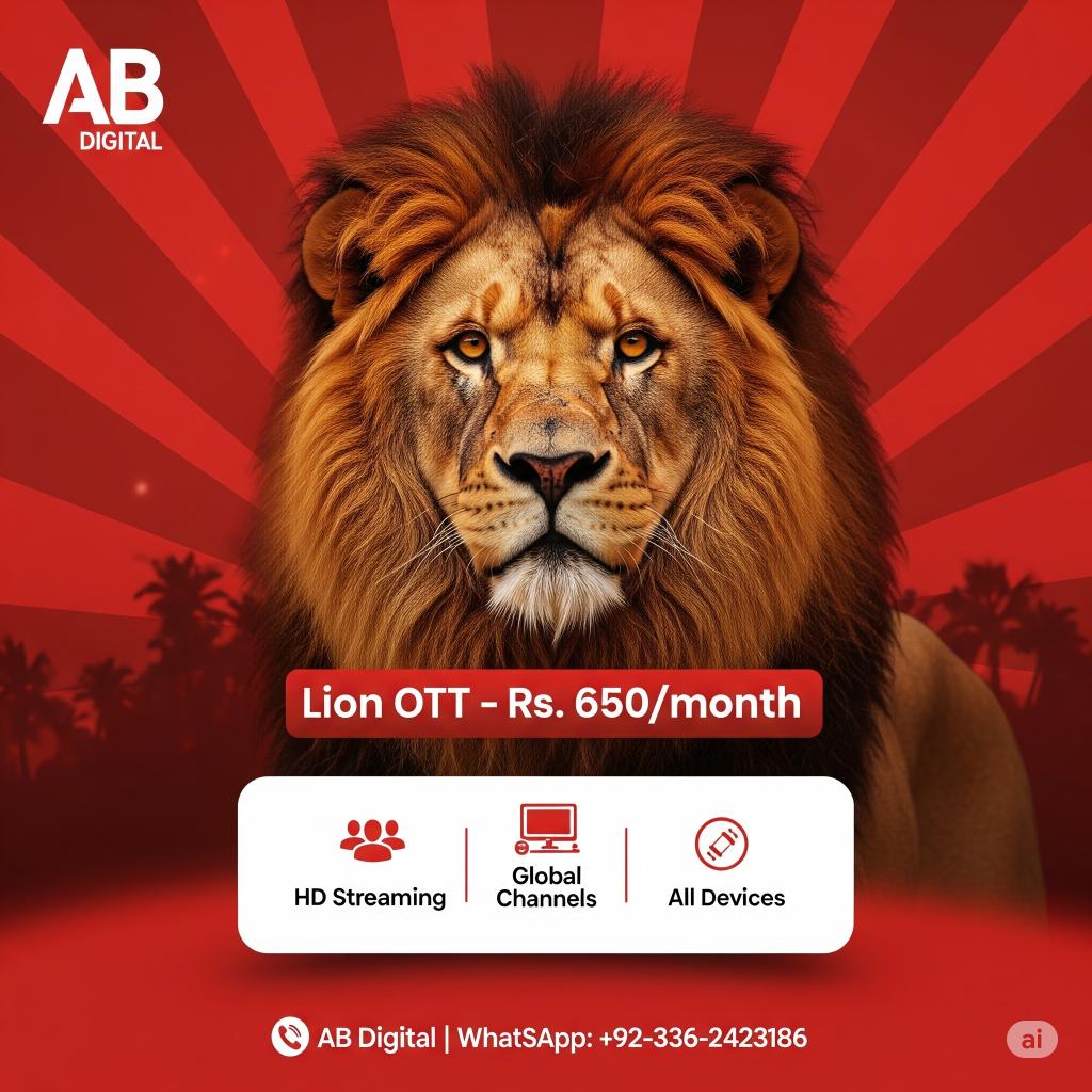 Lion OTT Subscription Lion OTT Subscription - Image 1