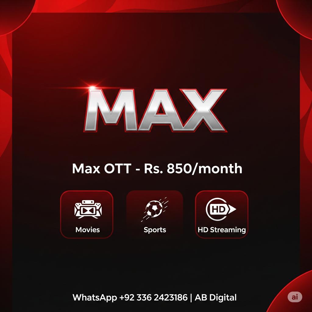 Max OTT IPTV Subscription Max OTT IPTV Subscription - Image 1