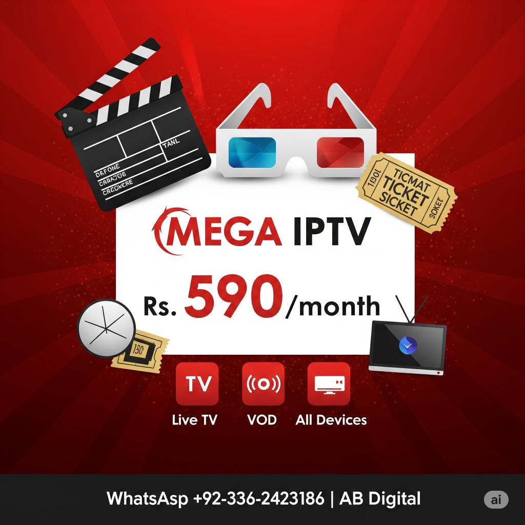 Mega IPTV Subscription Mega IPTV Subscription - Image 1