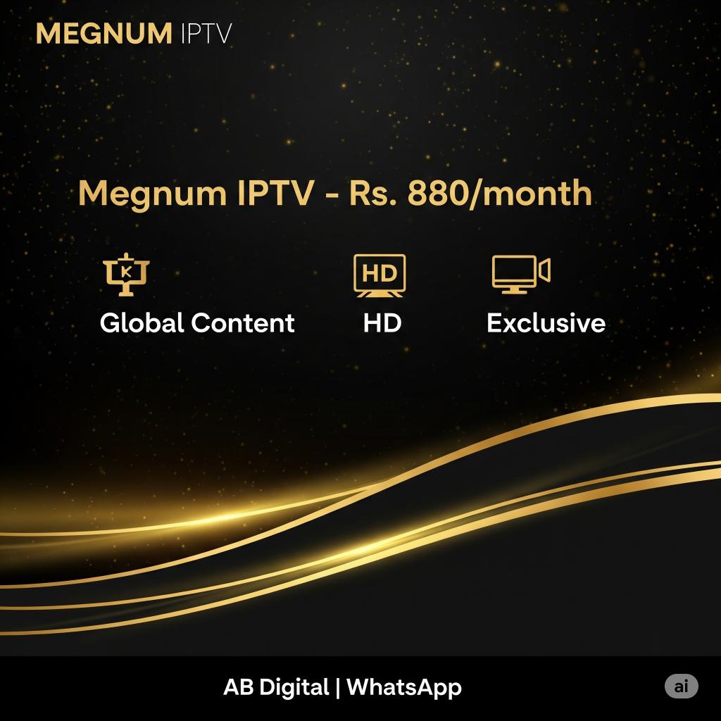 Megnum IPTV Subscription Megnum IPTV Subscription - Image 1
