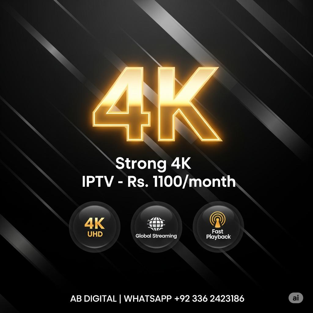 Strong 4K IPTV Subscription Strong 4K IPTV Subscription - Image 1